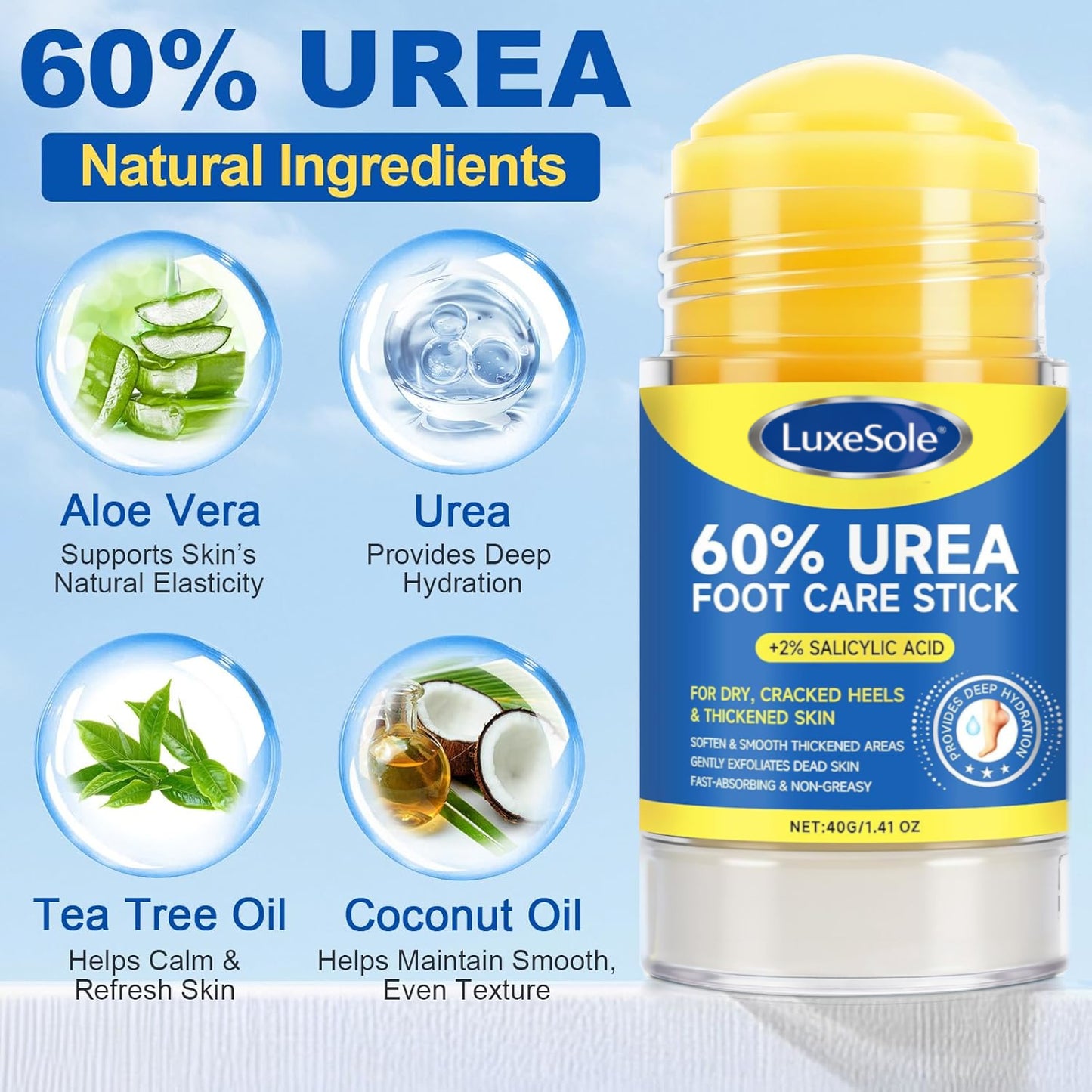 LuxeSole™ Foot Care Stick