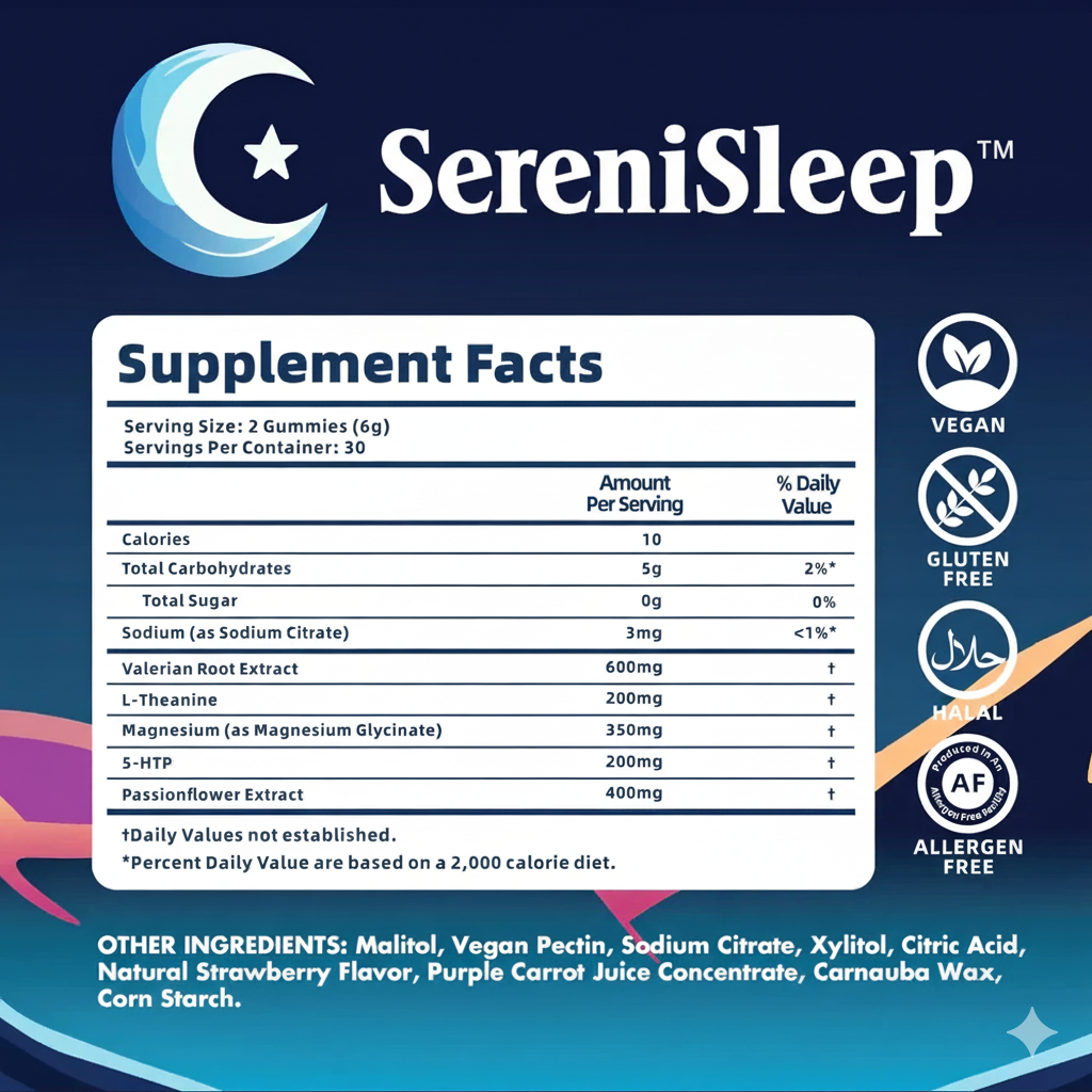 SereniSleep™ Chews For Stress-Driven Insomnia