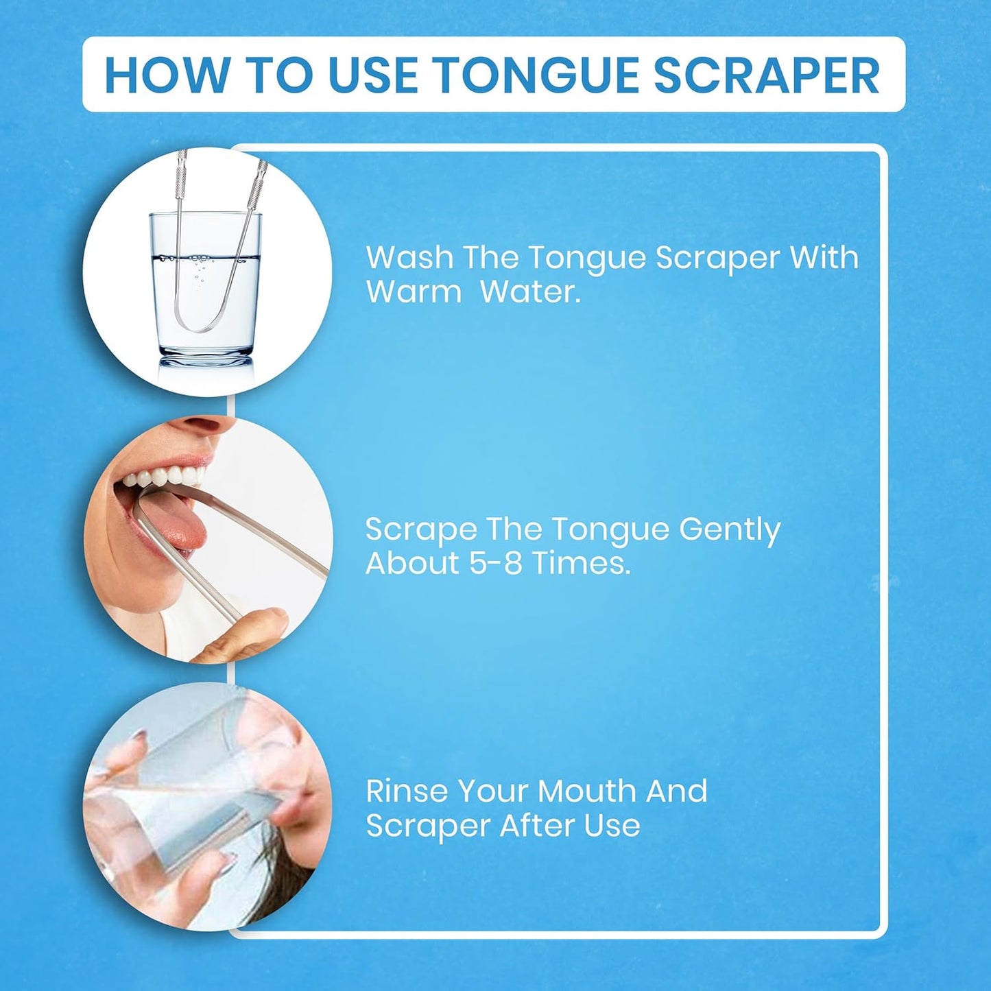 Ivy Smile™ Stainless Steel Tongue Cleaner