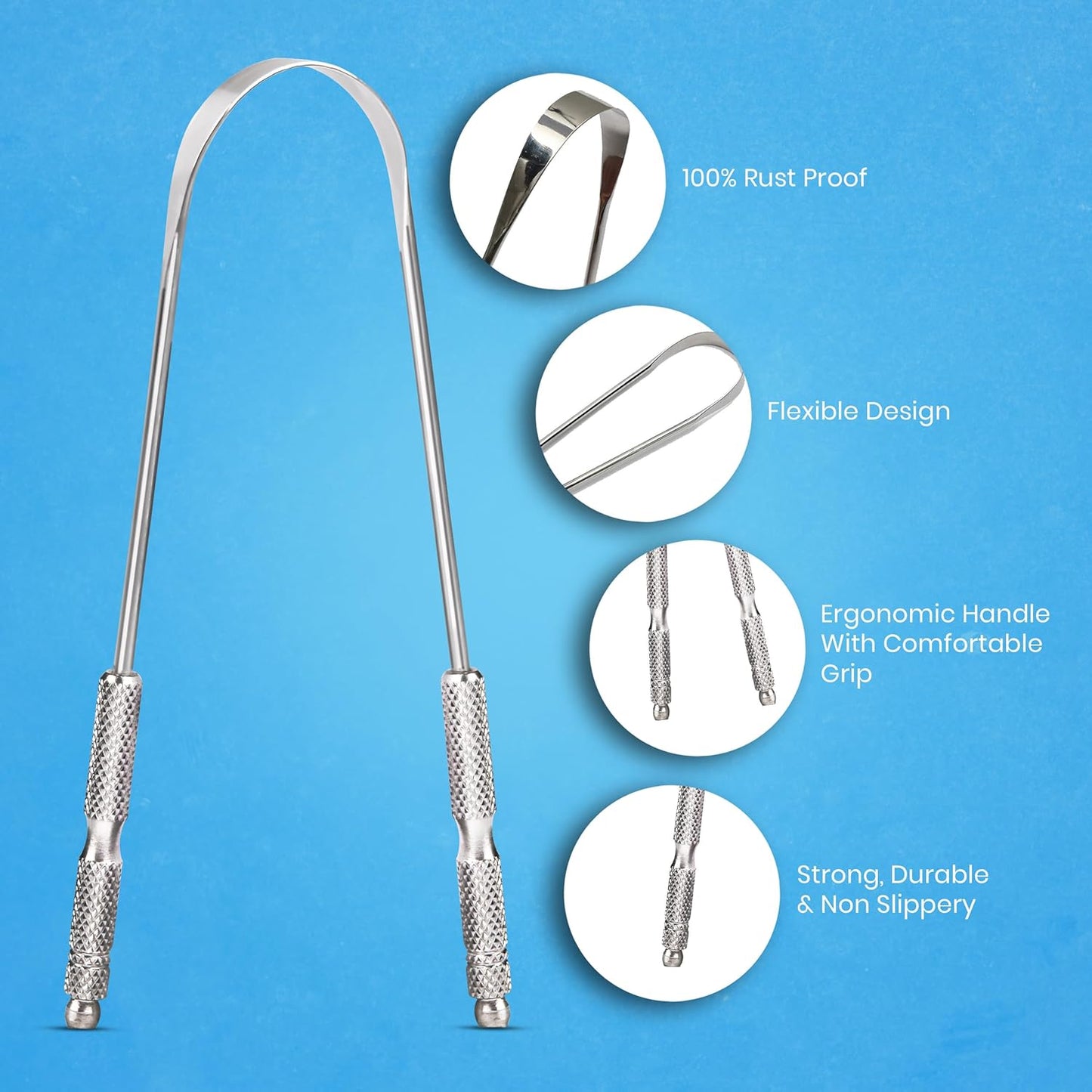 Ivy Smile™ Stainless Steel Tongue Cleaner