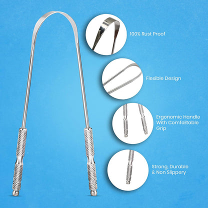 Ivy Smile™ Stainless Steel Tongue Cleaner
